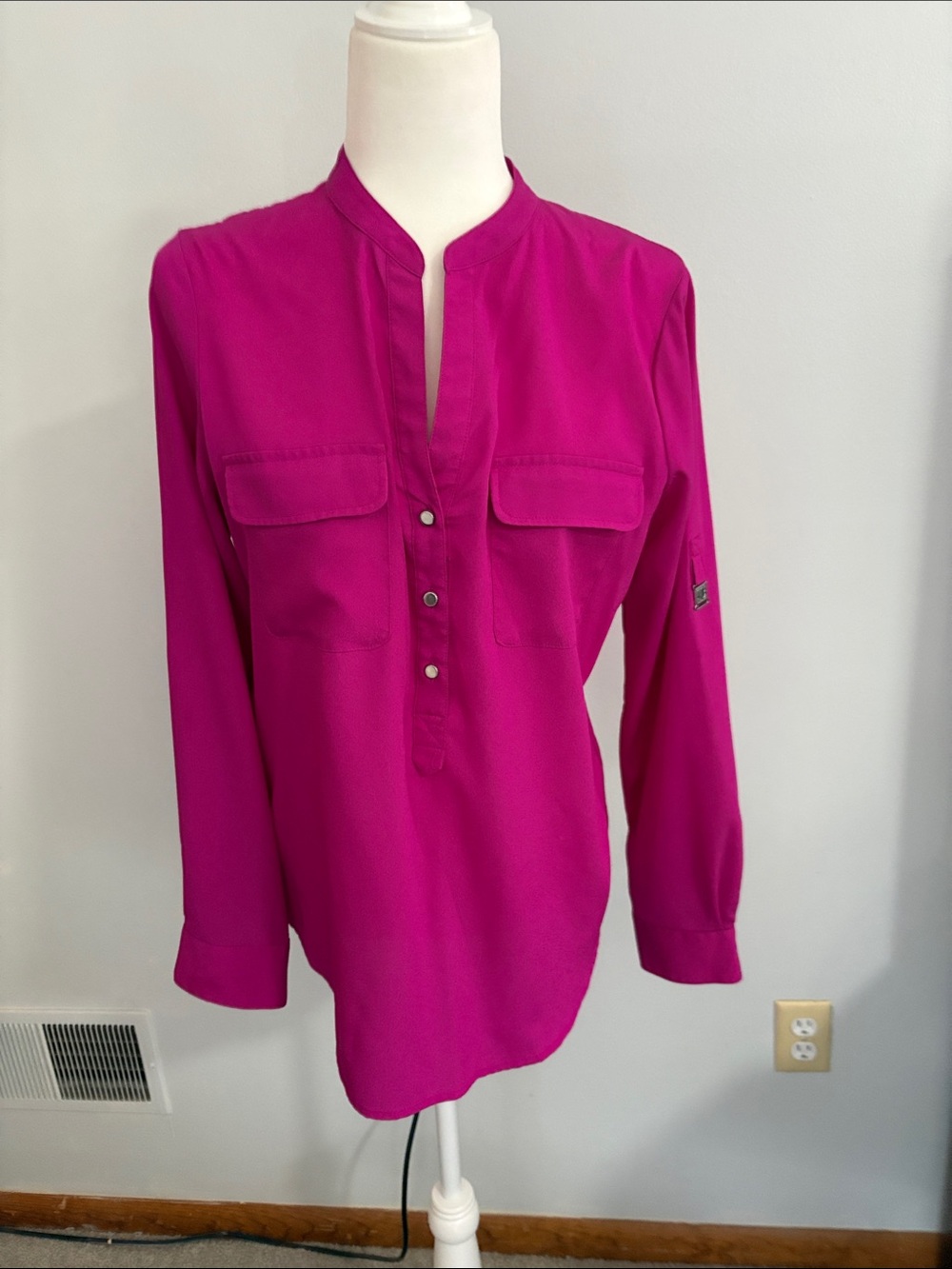 Ivanka Trump fuchsia Blouse